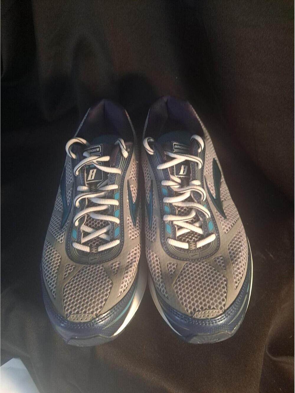 Brooks Dyad 8 Running Shoes Blue Walking womens Size US 10.5 Wide D Ecellent